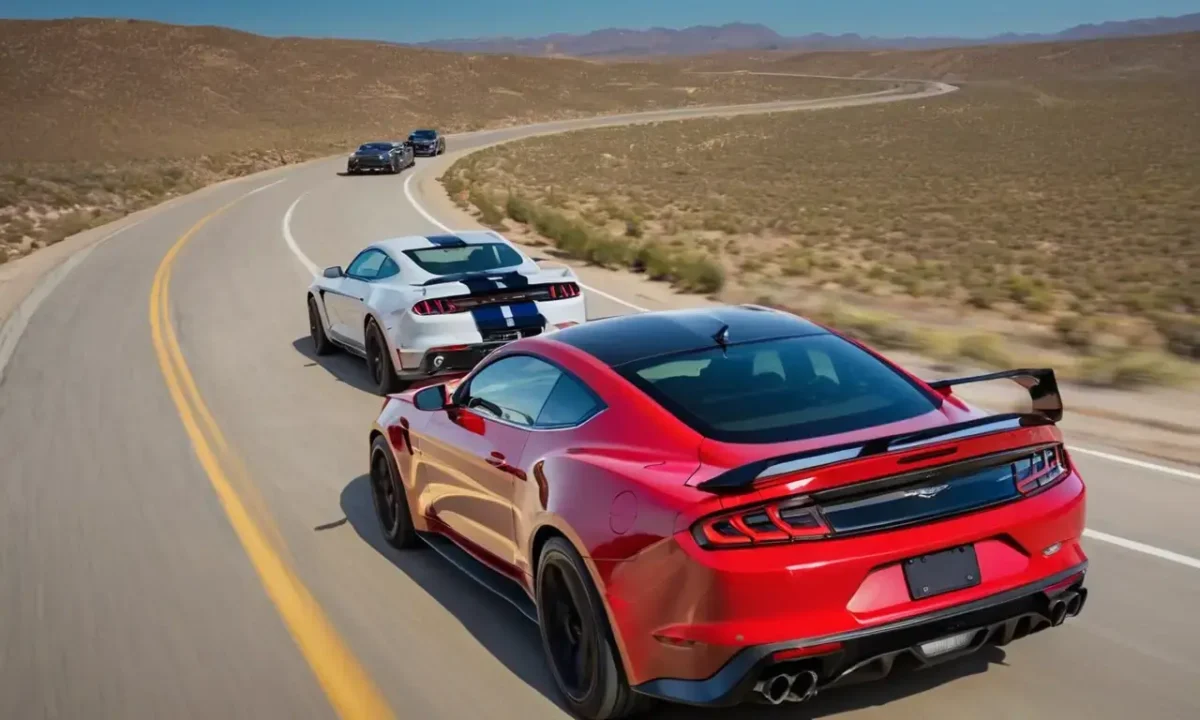 All are popular high-performance American sports cars