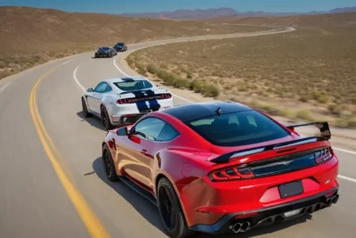 All are popular high-performance American sports cars